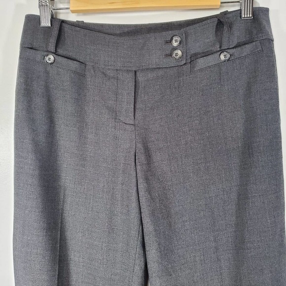 Ann Taylor Petites Lindsay Trouser Pants Charcoal Gray Size 4P - Picture 2 of 11